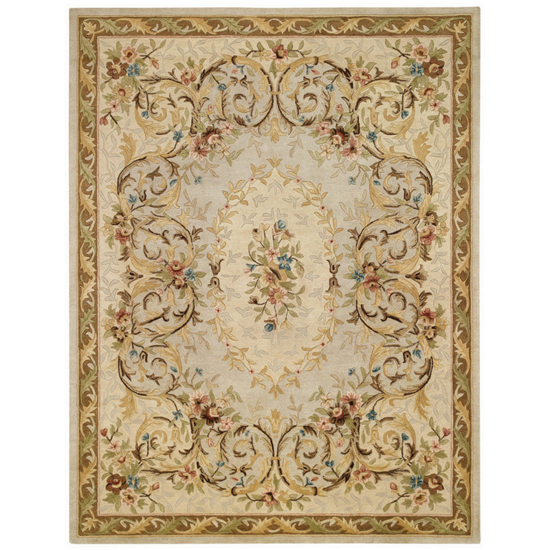 Astoria Grand Tylor Oriental HandKnotted Wool Beige Area Rug & Reviews